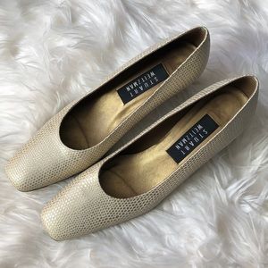 Stuart Weitzman Square Toe Pumps